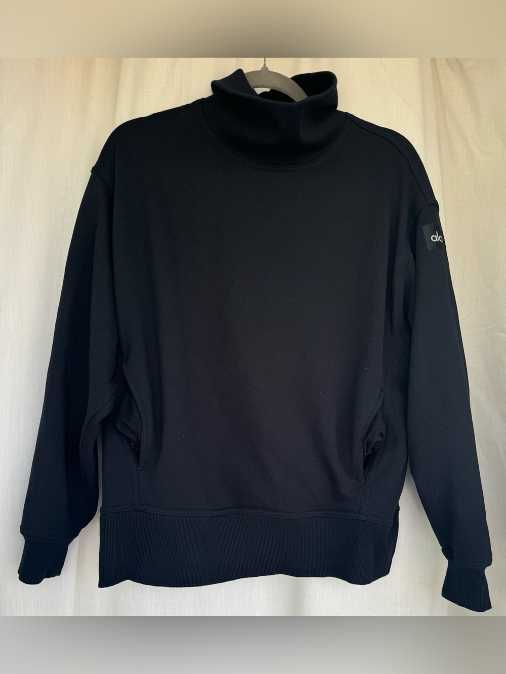ALO Yoga Hazy Black Sweatshirt Size XS - Picture 5 of 13